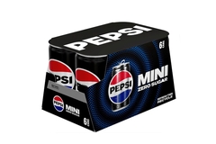 Pepsi cans in a paper based packaging container.
